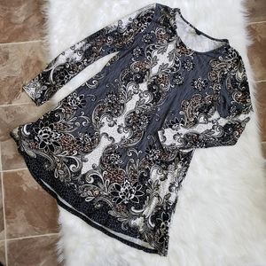 Printed Pocket Swing Tunic